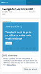 Mobile Screenshot of overgadenovenvandet.wordpress.com