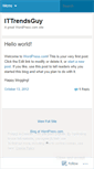 Mobile Screenshot of ittrendsguy.wordpress.com