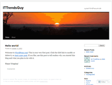 Tablet Screenshot of ittrendsguy.wordpress.com