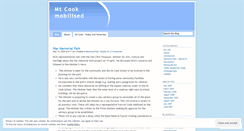 Desktop Screenshot of mtcook.wordpress.com