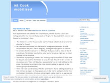 Tablet Screenshot of mtcook.wordpress.com