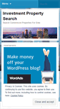 Mobile Screenshot of investmentpropertysearch.wordpress.com