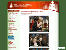 Tablet Screenshot of daytimecelebrities.wordpress.com