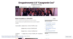 Desktop Screenshot of enogastronomiacasagrande.wordpress.com