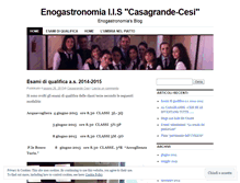 Tablet Screenshot of enogastronomiacasagrande.wordpress.com