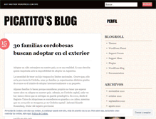 Tablet Screenshot of picatito.wordpress.com