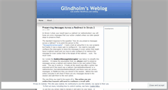 Desktop Screenshot of glindholm.wordpress.com