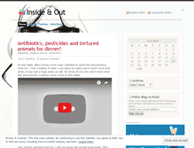 Tablet Screenshot of insideandouts.wordpress.com