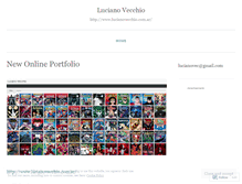 Tablet Screenshot of lucianovecchio.wordpress.com
