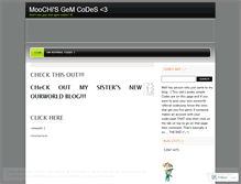 Tablet Screenshot of moochiluvsya.wordpress.com
