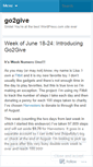 Mobile Screenshot of go2give.wordpress.com