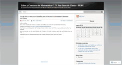 Desktop Screenshot of ci150cnsj.wordpress.com