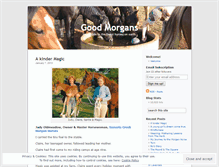 Tablet Screenshot of goodmorgans.wordpress.com