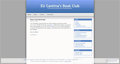 Desktop Screenshot of eucbookclub.wordpress.com