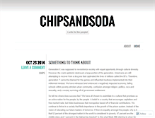 Tablet Screenshot of chipsandsoda.wordpress.com