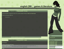 Tablet Screenshot of eng299.wordpress.com