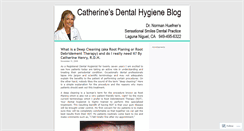 Desktop Screenshot of catherinesdentalhygieneblog.wordpress.com