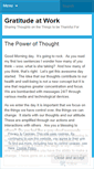 Mobile Screenshot of gratitudeatwork.wordpress.com