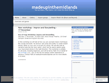 Tablet Screenshot of madeupinthemidlands.wordpress.com