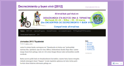 Desktop Screenshot of decrecimientoybuenvivir2012.wordpress.com