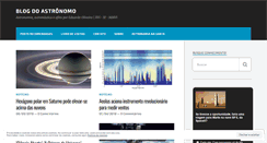 Desktop Screenshot of blogdoastronomo.wordpress.com