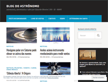 Tablet Screenshot of blogdoastronomo.wordpress.com