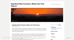 Desktop Screenshot of outdoorfurniture67.wordpress.com
