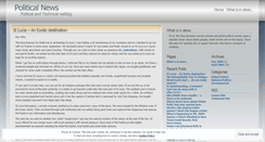 Desktop Screenshot of musingsonpolitics.wordpress.com