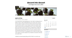Desktop Screenshot of descentintodessert.wordpress.com