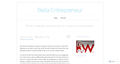 Desktop Screenshot of bellaentrepreneur.wordpress.com