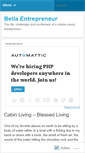 Mobile Screenshot of bellaentrepreneur.wordpress.com