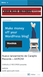 Mobile Screenshot of carajillorecords.wordpress.com