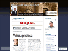 Tablet Screenshot of diputadofcorafaeltorres.wordpress.com