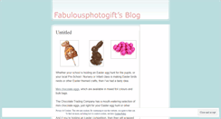 Desktop Screenshot of fabulousphotogift.wordpress.com