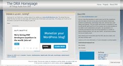 Desktop Screenshot of draaudio.wordpress.com