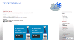 Desktop Screenshot of dewkommunal.wordpress.com