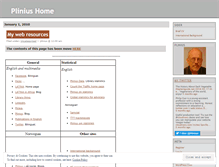 Tablet Screenshot of pliniushome.wordpress.com