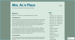 Desktop Screenshot of mrsalsplace.wordpress.com