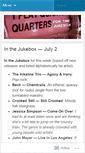 Mobile Screenshot of jukeboxquarters.wordpress.com