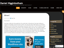 Tablet Screenshot of danielhigginbotham.wordpress.com