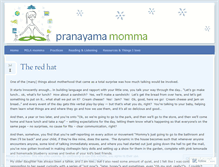 Tablet Screenshot of pranayamamomma.wordpress.com