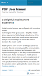 Mobile Screenshot of pdfusermanual.wordpress.com