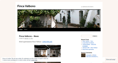 Desktop Screenshot of fincavalbono.wordpress.com