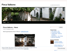Tablet Screenshot of fincavalbono.wordpress.com