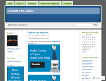 Tablet Screenshot of designfail.wordpress.com