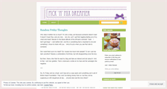 Desktop Screenshot of picknmixdreamer.wordpress.com