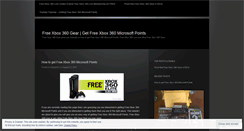 Desktop Screenshot of freexbox360gear.wordpress.com