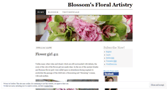 Desktop Screenshot of blossomsfloralartistry.wordpress.com