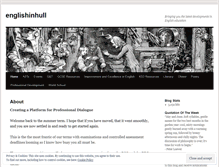 Tablet Screenshot of englishinhull.wordpress.com