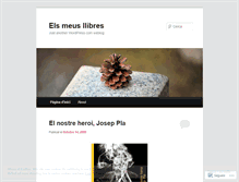 Tablet Screenshot of llibresmeus.wordpress.com